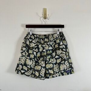 Patagonia Baggies 5 in Inseam Across Oceans Pine Needle Green Mens XS Gorpcore